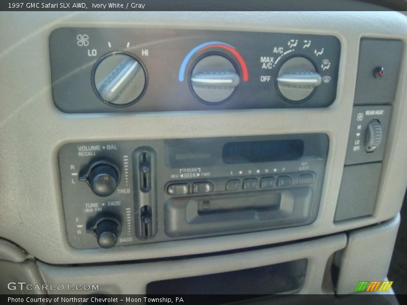 Ivory White / Gray 1997 GMC Safari SLX AWD