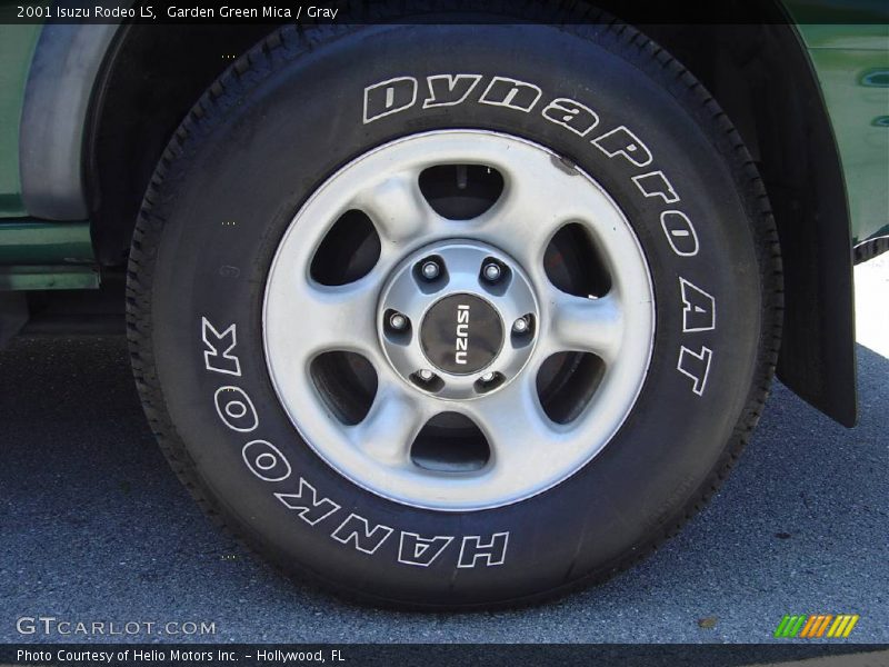 Garden Green Mica / Gray 2001 Isuzu Rodeo LS