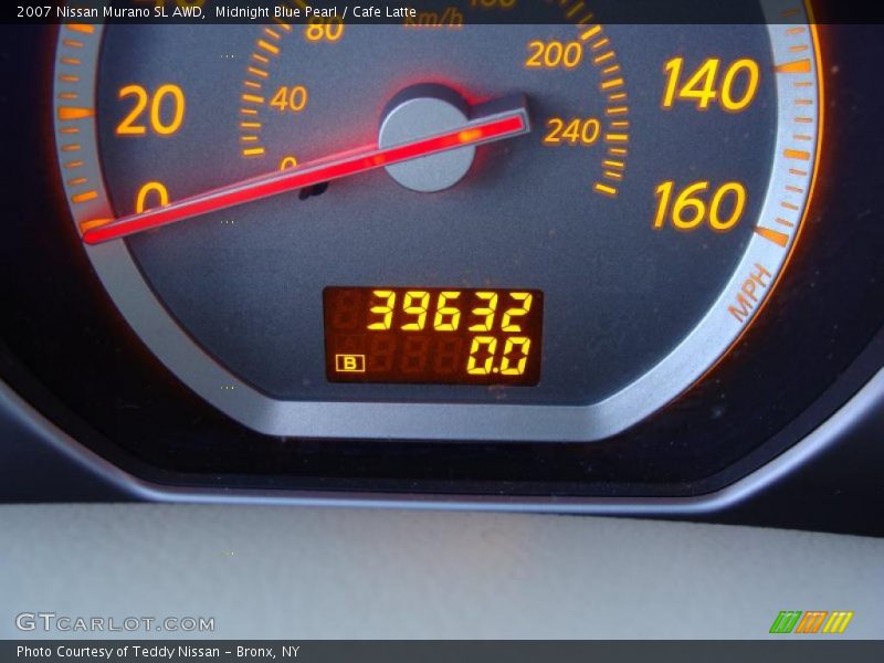 Midnight Blue Pearl / Cafe Latte 2007 Nissan Murano SL AWD