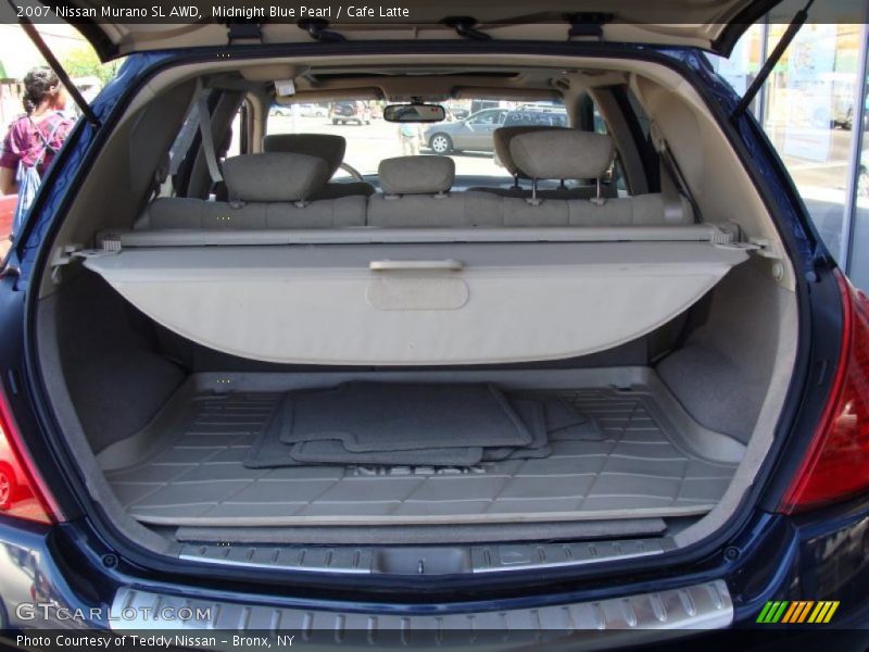 Midnight Blue Pearl / Cafe Latte 2007 Nissan Murano SL AWD