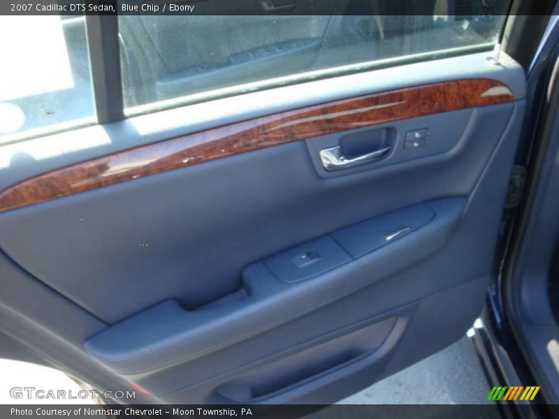 Blue Chip / Ebony 2007 Cadillac DTS Sedan