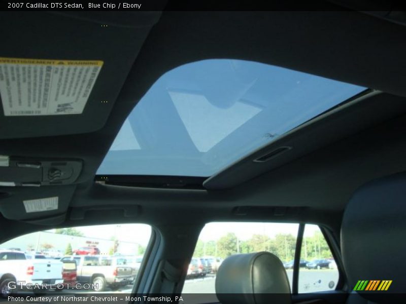 Blue Chip / Ebony 2007 Cadillac DTS Sedan
