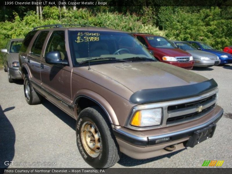 Dark Copper Metallic / Beige 1996 Chevrolet Blazer LT 4x4