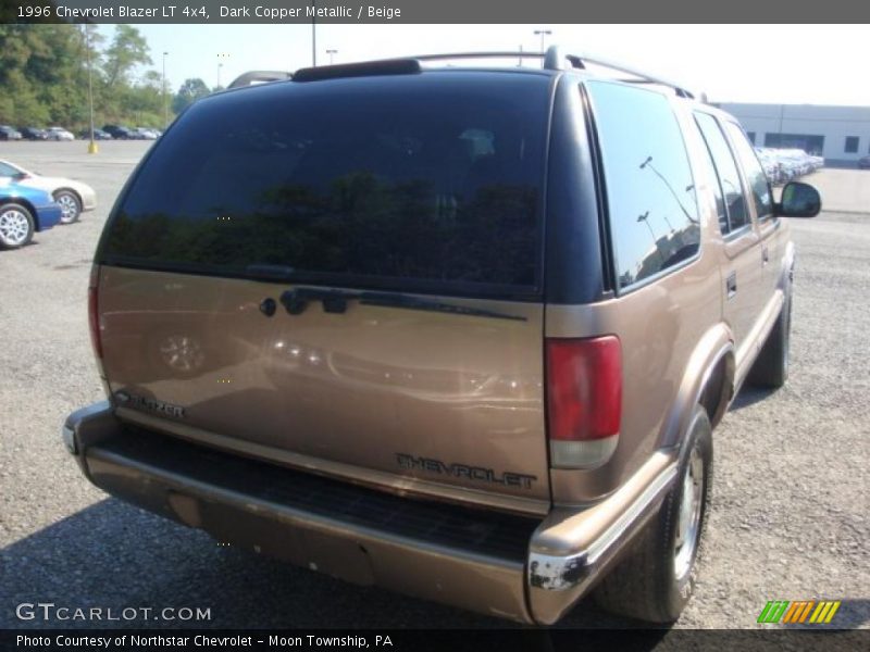 Dark Copper Metallic / Beige 1996 Chevrolet Blazer LT 4x4