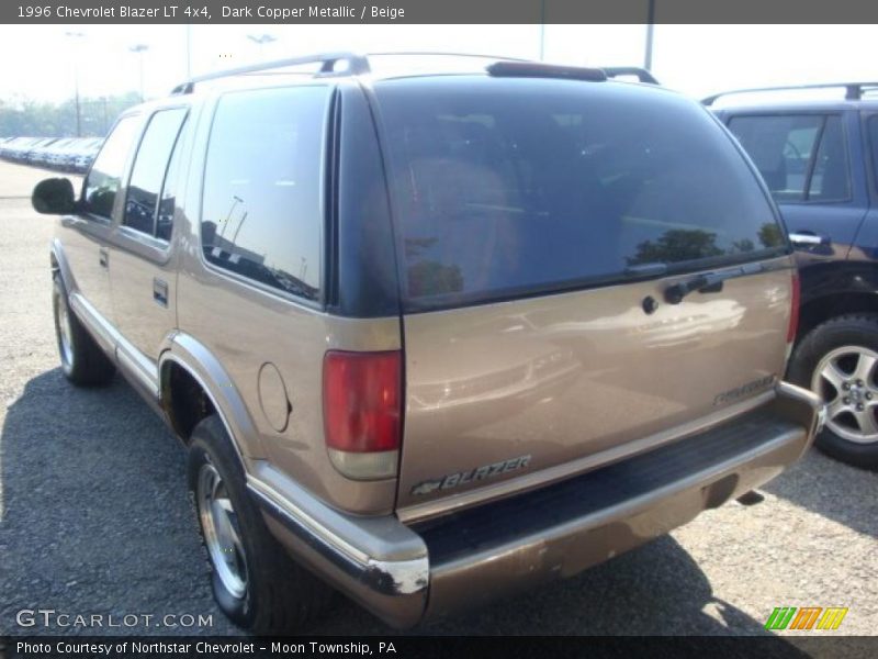 Dark Copper Metallic / Beige 1996 Chevrolet Blazer LT 4x4