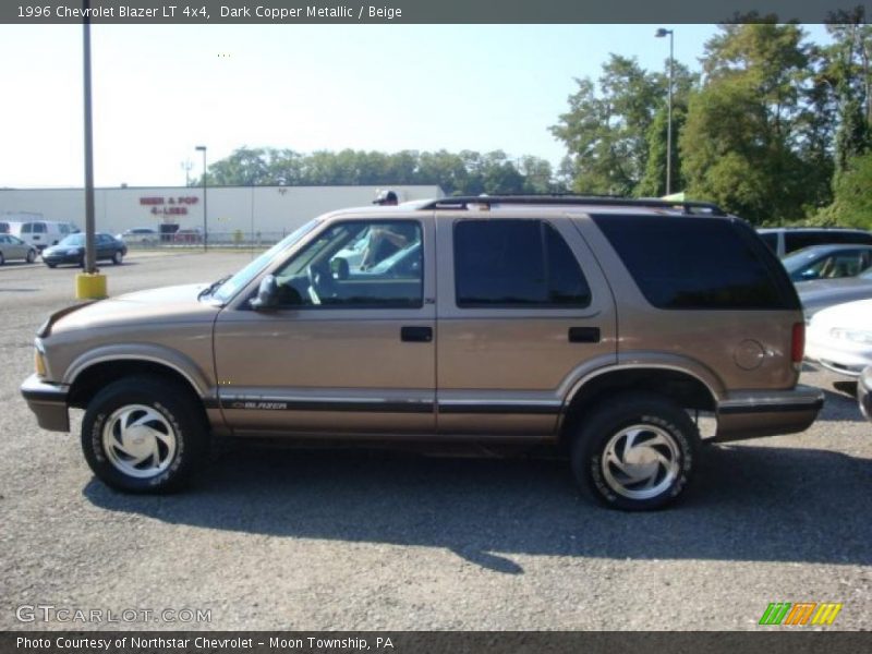 Dark Copper Metallic / Beige 1996 Chevrolet Blazer LT 4x4