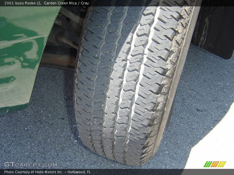 Garden Green Mica / Gray 2001 Isuzu Rodeo LS