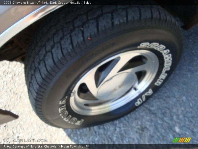 Dark Copper Metallic / Beige 1996 Chevrolet Blazer LT 4x4