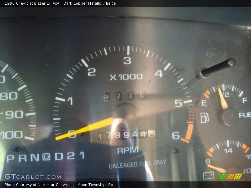 Dark Copper Metallic / Beige 1996 Chevrolet Blazer LT 4x4