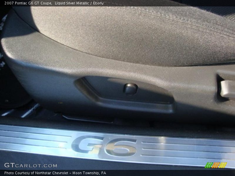 Liquid Silver Metallic / Ebony 2007 Pontiac G6 GT Coupe