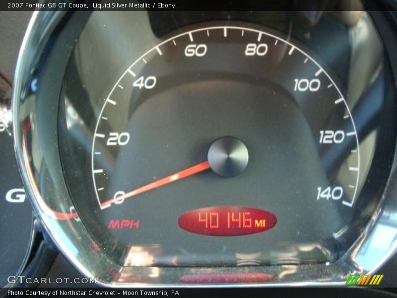 Liquid Silver Metallic / Ebony 2007 Pontiac G6 GT Coupe