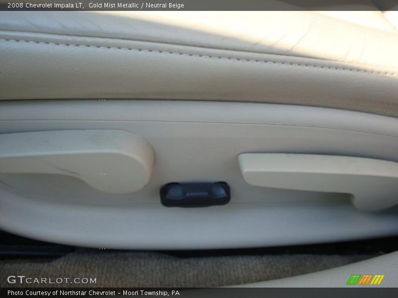 Gold Mist Metallic / Neutral Beige 2008 Chevrolet Impala LT