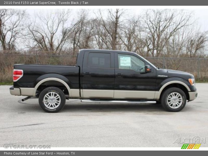 Tuxedo Black / Tan 2010 Ford F150 Lariat SuperCrew