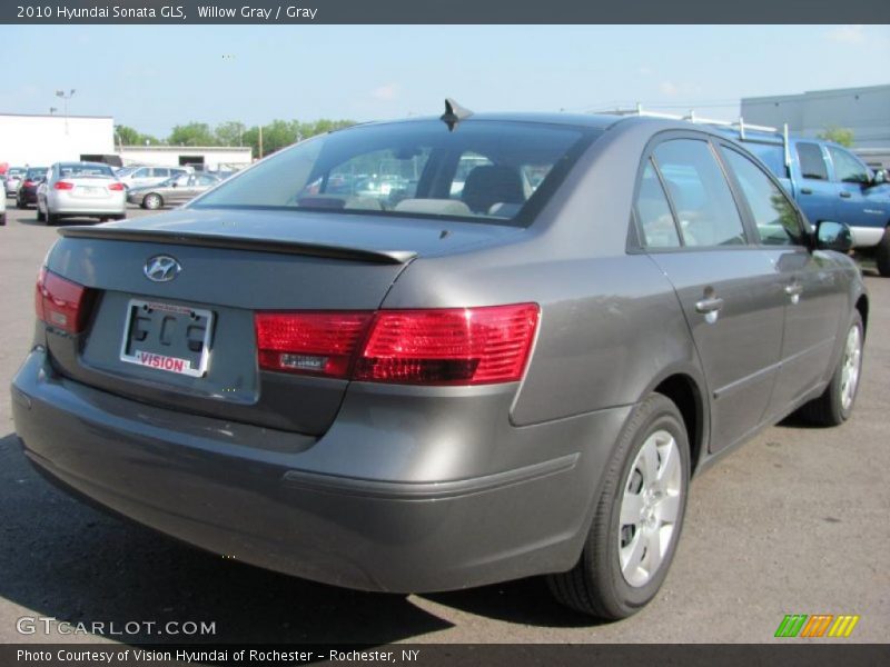 Willow Gray / Gray 2010 Hyundai Sonata GLS