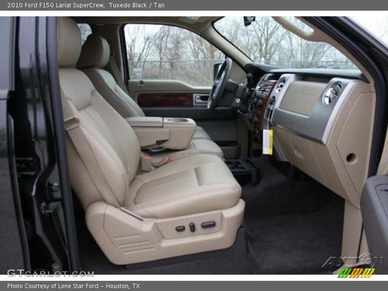 Tuxedo Black / Tan 2010 Ford F150 Lariat SuperCrew
