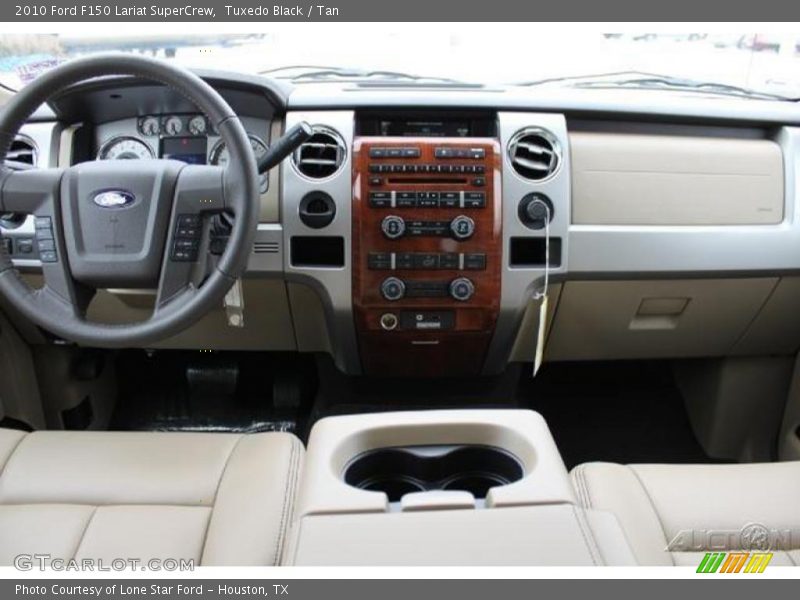 Tuxedo Black / Tan 2010 Ford F150 Lariat SuperCrew