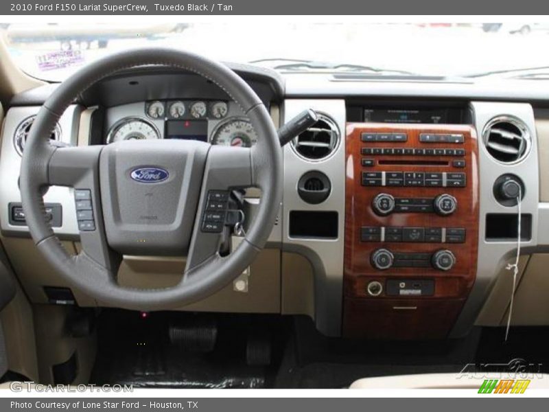 Tuxedo Black / Tan 2010 Ford F150 Lariat SuperCrew