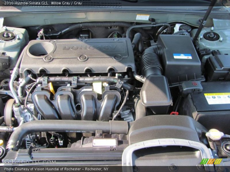 Willow Gray / Gray 2010 Hyundai Sonata GLS