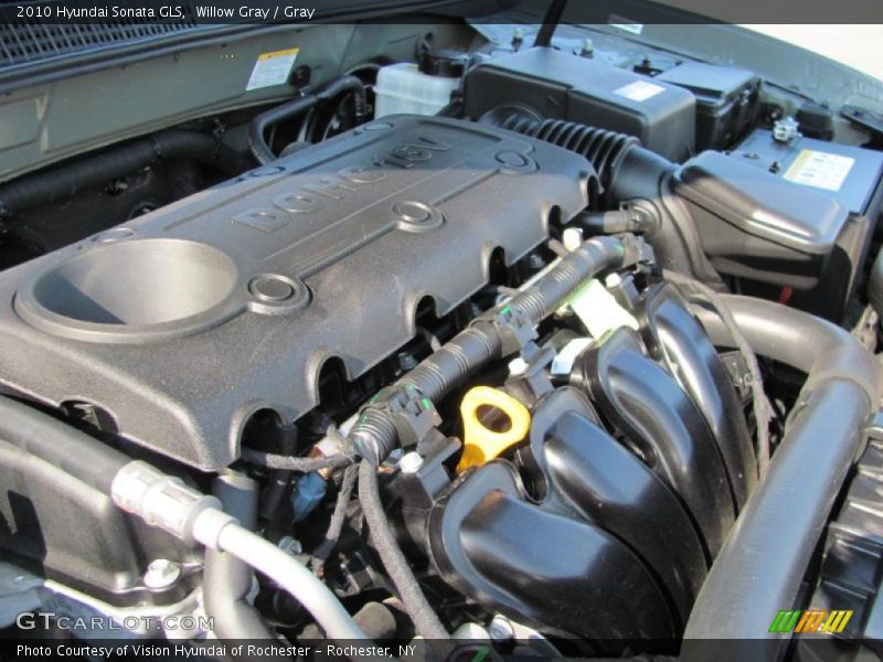 Willow Gray / Gray 2010 Hyundai Sonata GLS