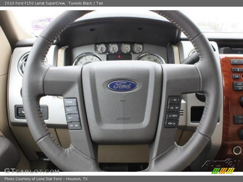 Tuxedo Black / Tan 2010 Ford F150 Lariat SuperCrew