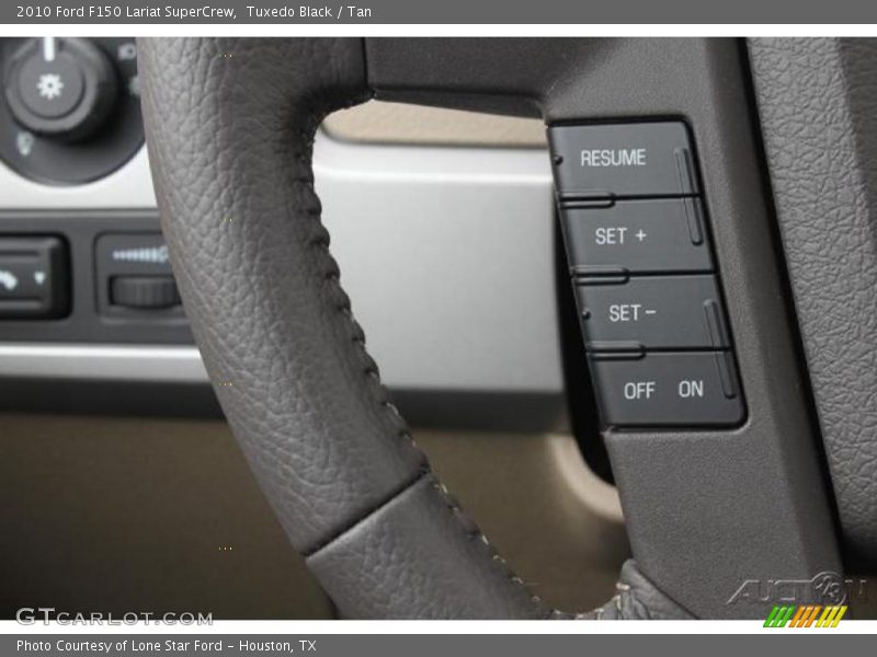 Tuxedo Black / Tan 2010 Ford F150 Lariat SuperCrew