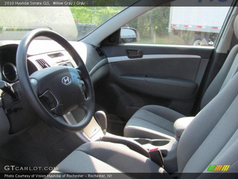 Willow Gray / Gray 2010 Hyundai Sonata GLS