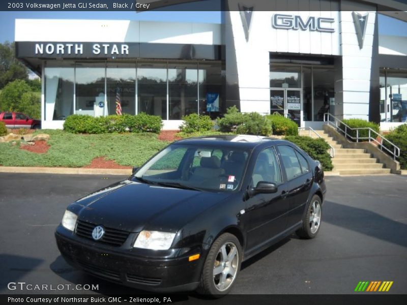 Black / Grey 2003 Volkswagen Jetta GLI Sedan