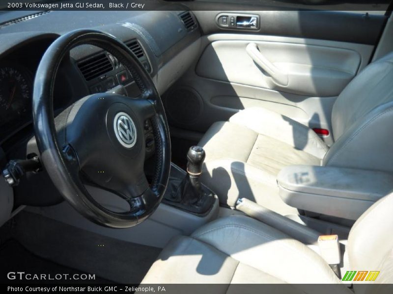 Black / Grey 2003 Volkswagen Jetta GLI Sedan