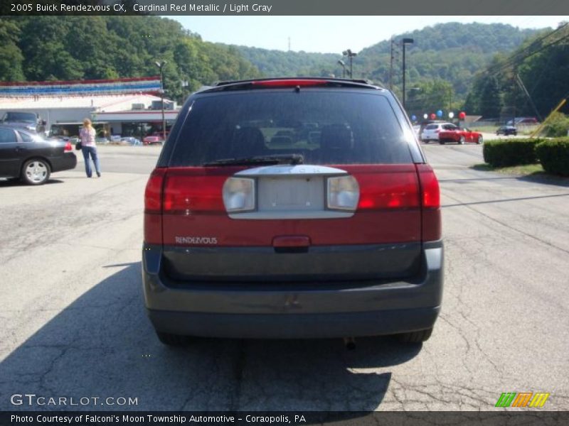 Cardinal Red Metallic / Light Gray 2005 Buick Rendezvous CX