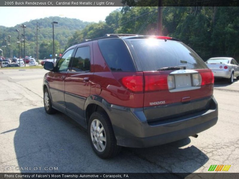 Cardinal Red Metallic / Light Gray 2005 Buick Rendezvous CX