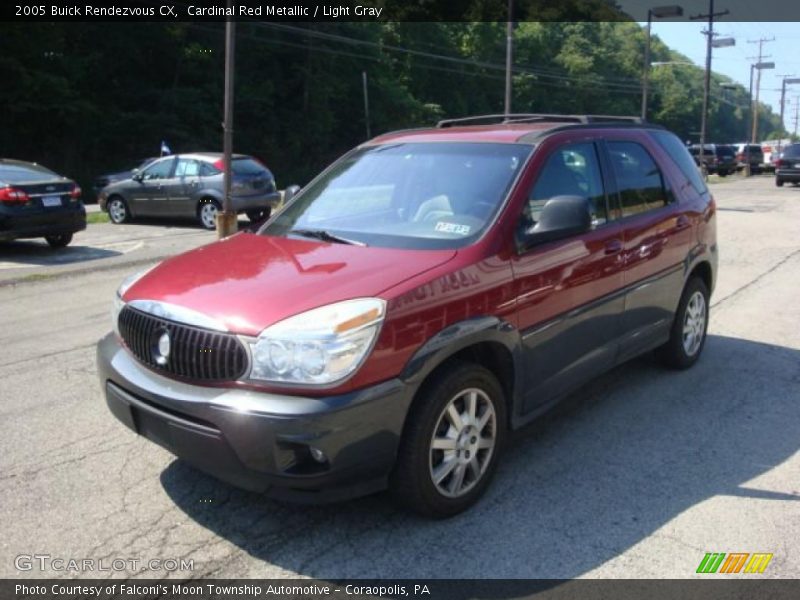 Cardinal Red Metallic / Light Gray 2005 Buick Rendezvous CX