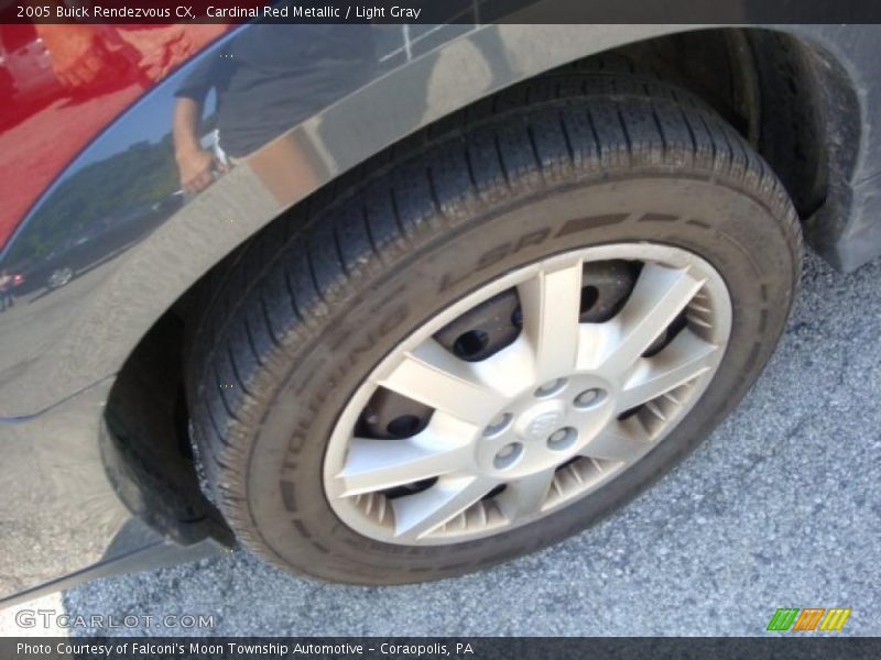 Cardinal Red Metallic / Light Gray 2005 Buick Rendezvous CX