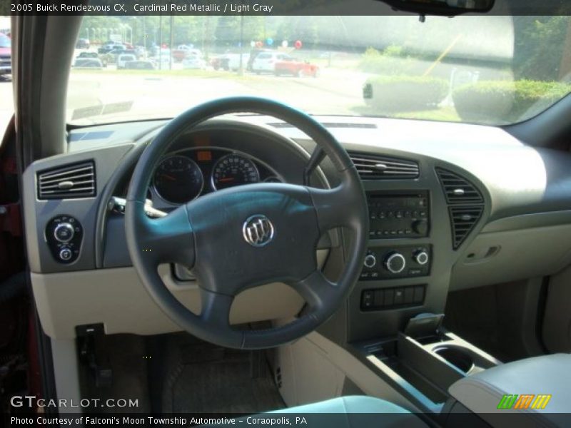Cardinal Red Metallic / Light Gray 2005 Buick Rendezvous CX