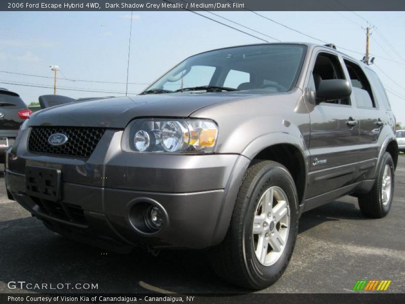 Dark Shadow Grey Metallic / Medium/Dark Flint 2006 Ford Escape Hybrid 4WD