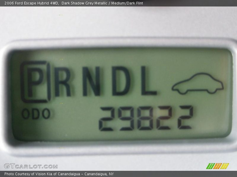 Dark Shadow Grey Metallic / Medium/Dark Flint 2006 Ford Escape Hybrid 4WD