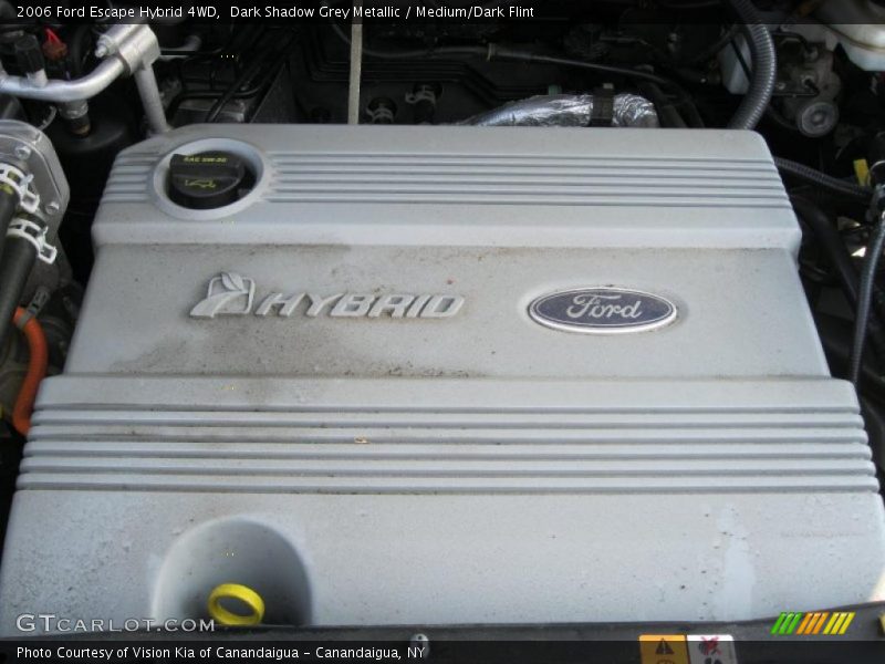 Dark Shadow Grey Metallic / Medium/Dark Flint 2006 Ford Escape Hybrid 4WD