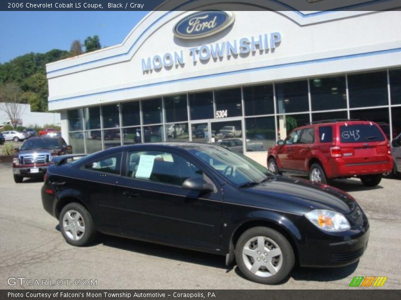 Black / Gray 2006 Chevrolet Cobalt LS Coupe