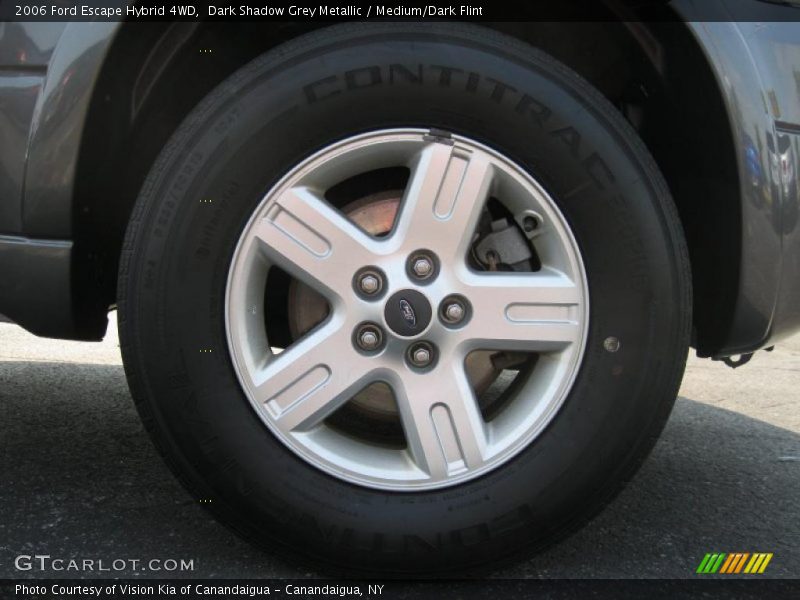 Dark Shadow Grey Metallic / Medium/Dark Flint 2006 Ford Escape Hybrid 4WD