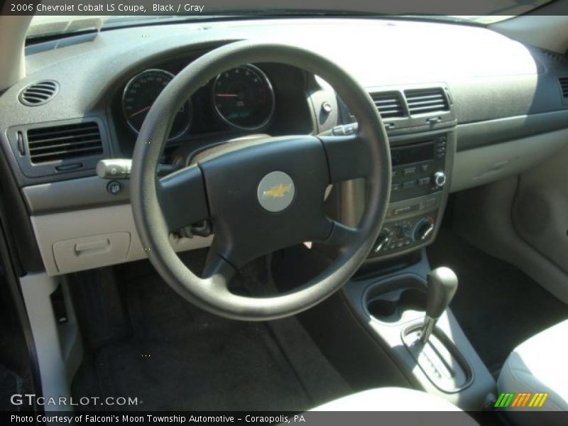 Black / Gray 2006 Chevrolet Cobalt LS Coupe