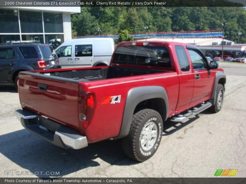 Cherry Red Metallic / Very Dark Pewter 2006 Chevrolet Colorado Z71 Extended Cab 4x4