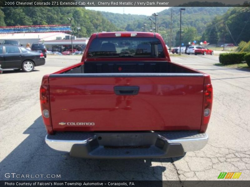 Cherry Red Metallic / Very Dark Pewter 2006 Chevrolet Colorado Z71 Extended Cab 4x4