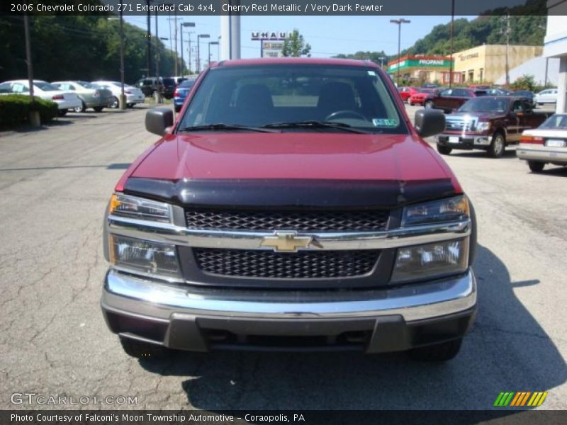 Cherry Red Metallic / Very Dark Pewter 2006 Chevrolet Colorado Z71 Extended Cab 4x4