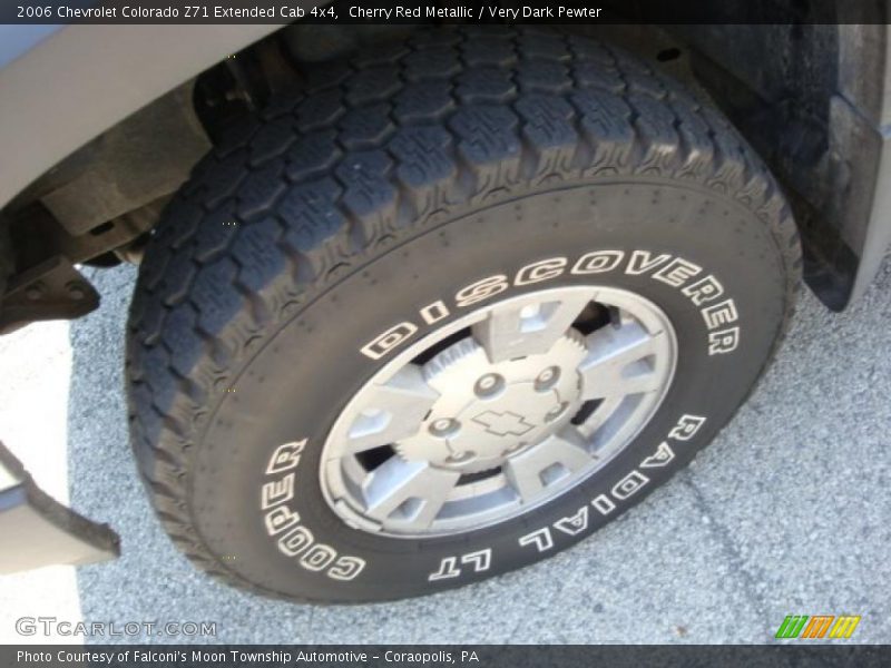 Cherry Red Metallic / Very Dark Pewter 2006 Chevrolet Colorado Z71 Extended Cab 4x4