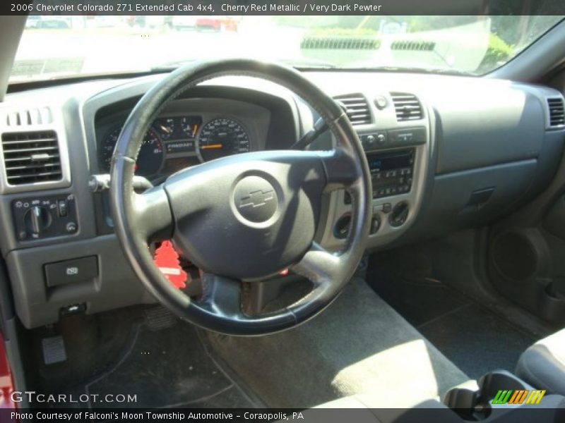 Cherry Red Metallic / Very Dark Pewter 2006 Chevrolet Colorado Z71 Extended Cab 4x4
