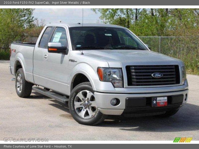 Ingot Silver Metallic / Black 2010 Ford F150 FX2 SuperCab