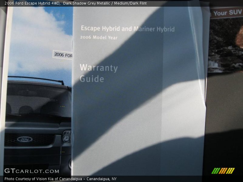 Dark Shadow Grey Metallic / Medium/Dark Flint 2006 Ford Escape Hybrid 4WD