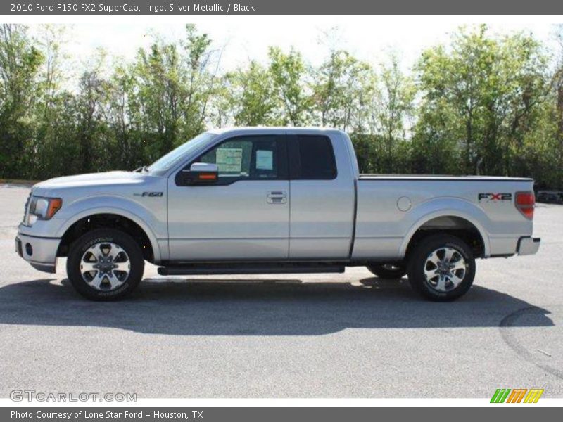 Ingot Silver Metallic / Black 2010 Ford F150 FX2 SuperCab