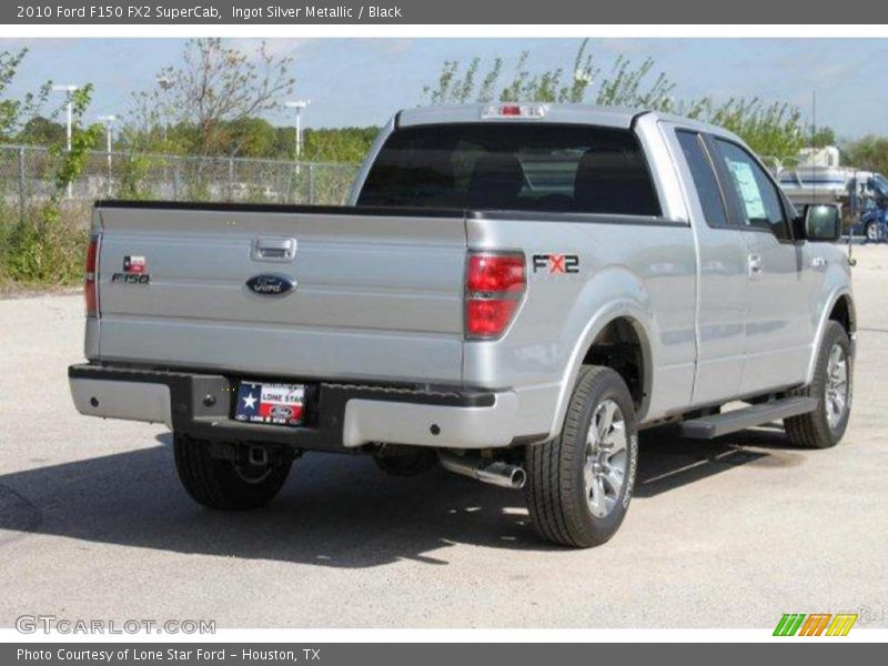 Ingot Silver Metallic / Black 2010 Ford F150 FX2 SuperCab