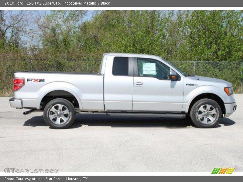 Ingot Silver Metallic / Black 2010 Ford F150 FX2 SuperCab
