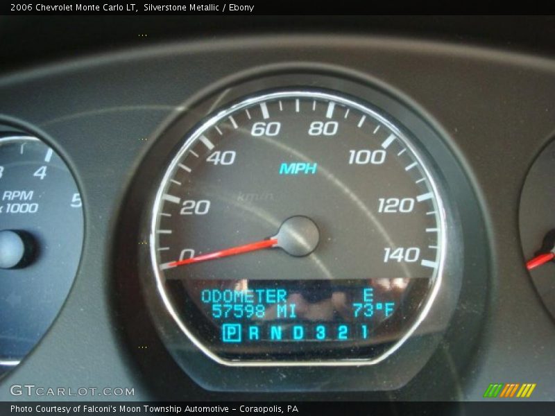 Silverstone Metallic / Ebony 2006 Chevrolet Monte Carlo LT